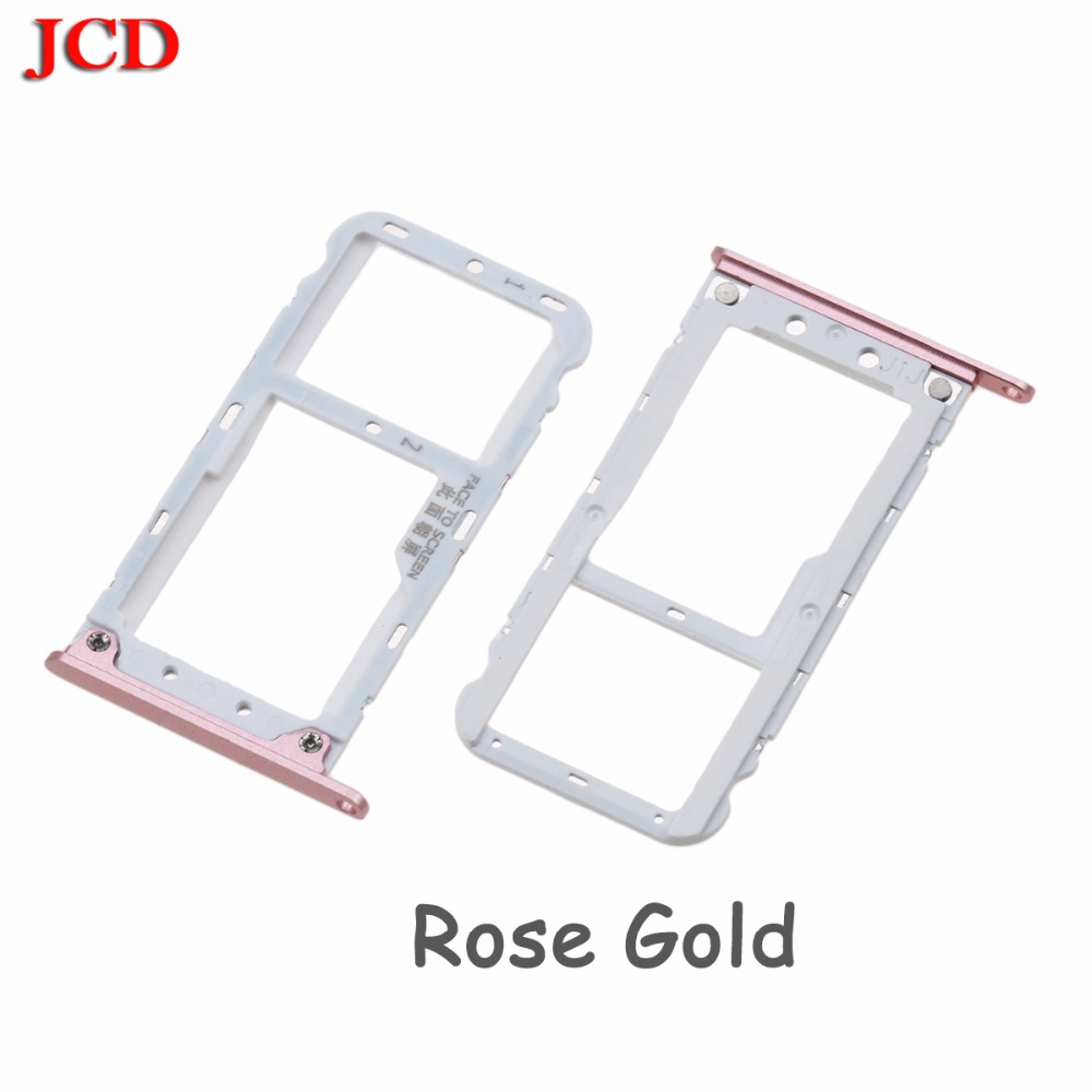 JCD SIM Card Tray Socket Slot Holder Adapters For Xiaomi for Redmi Note 5 Sim Cards Adapters Phone Replacement Spare Parts