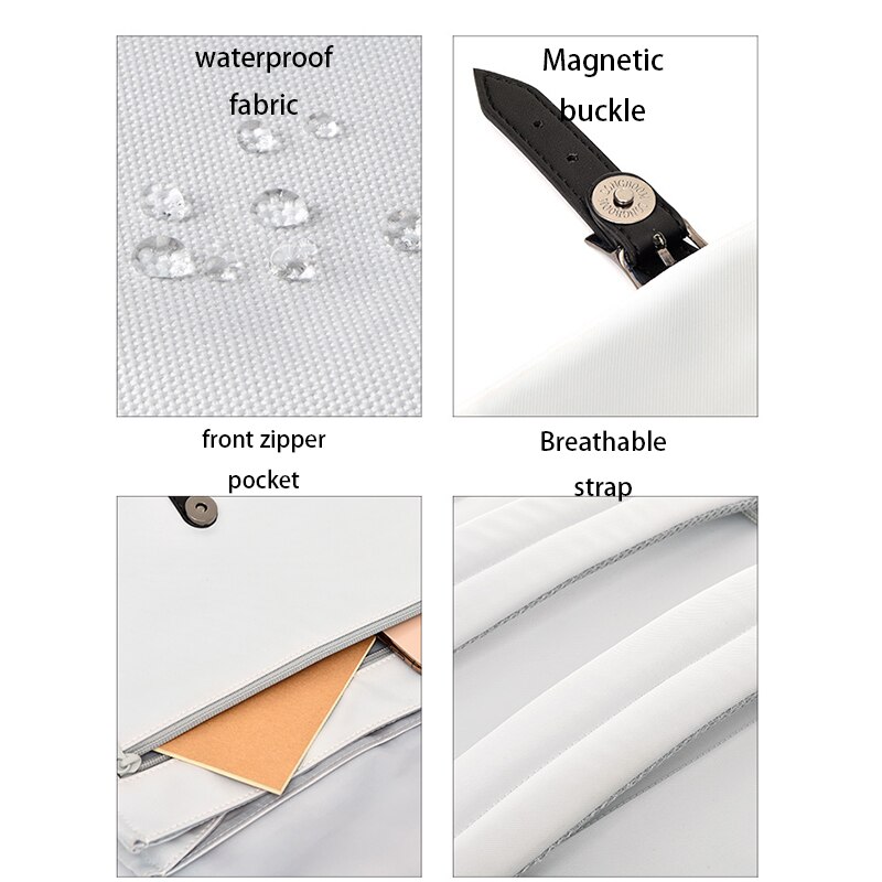 Mah Brand White Small Square Backpack Women School Backpack For Girl Waterproof Fabric Travel Bag Mini 13inch Cloth Bagback