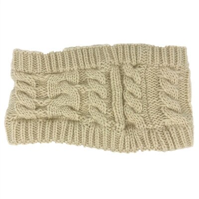 Vrouwen Warm Winter Sneeuw Hoed Muts Geen Top Wol Hoed: Khaki