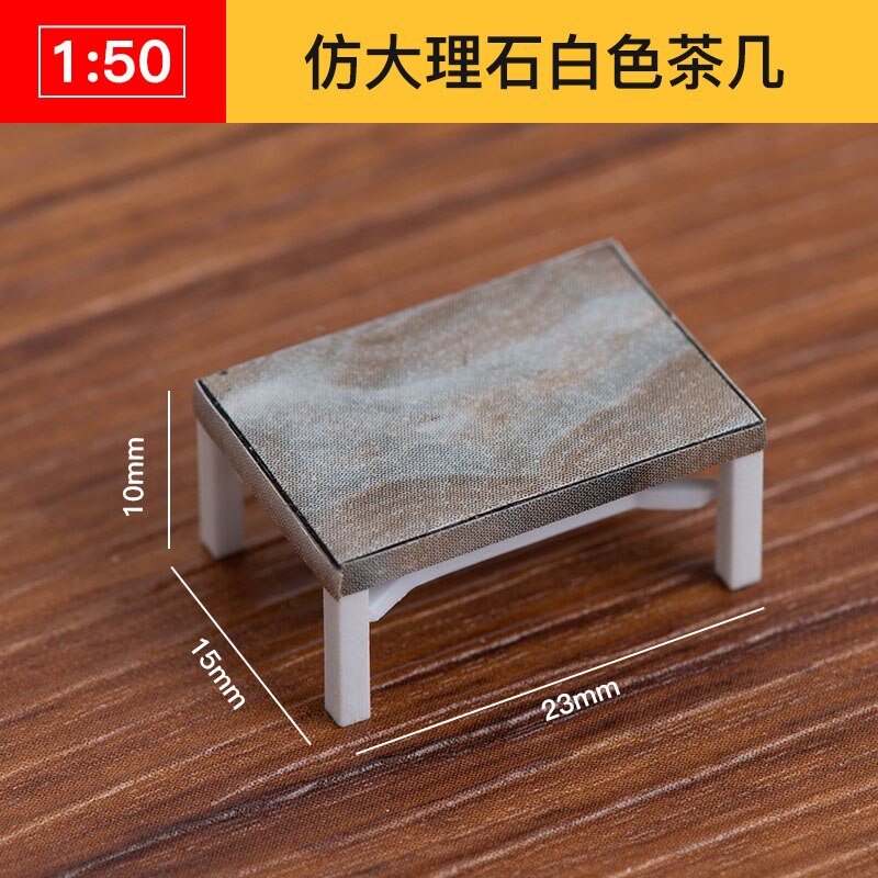 Diy 1:50 Schaal Miniatuur Sofa Stoel Tafel Kast Plank Kast Model Poppenhuis Meubels Decor Diy Speelgoed: No16 2pcs