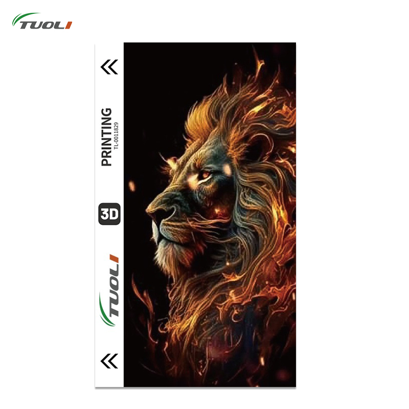 TUOLI 3D Animal película protectora trasera pegatina de teléfono cubierta de hoja para teléfono inteligente piel TL168 TL568 TL518 TL168Plus máquina cortadora