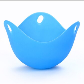 4PCS Practical Cute Egg Boiler Plastic Egg Poacher Set Kitchen Egg Cooker Tools Egg Mold Form with Lid Brush Pancake Maker: Style 3