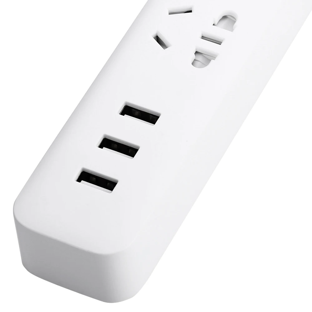 Original xiaomi mijia steckdosen leiste 3 2a schnell aufladbare usb Häfen 3 steckdosen 6 steckdosen von xiaom mi Heimat schwarz mit Adapter