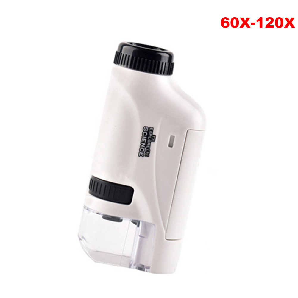 Microscopio Electrónico con lupa para niños, cámara de 200 megapíxeles, juguetes científicos educativos con 8 luces LED, función de foto y Video, 1000x: Oro