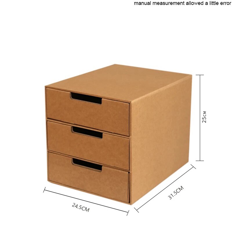 DIY Drawer Organizer Storage Boxs Can Folded Storage Drawers Office Desktop File Cosmetic Sundries Container Home Decor