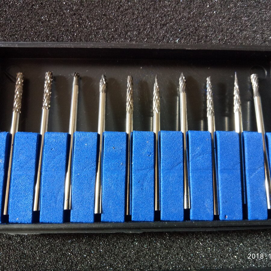 Tungsten Carbide Burs Steel Dental Burs Set Diamond Burs Dental Lab Material Tungsten Steel Grinding Head Rotary Burs