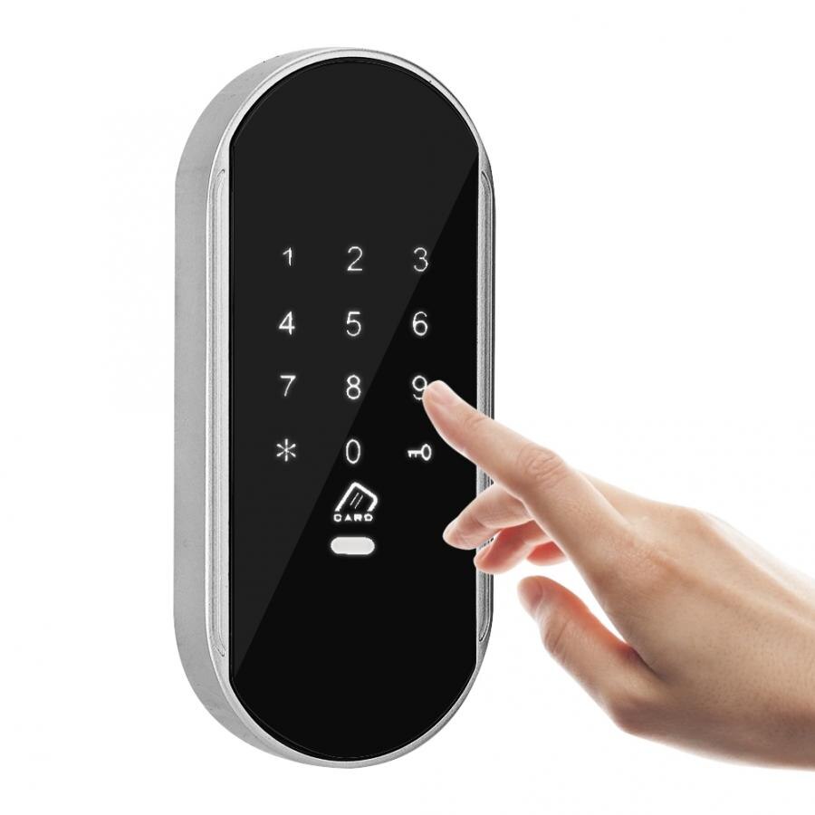Touch Keypad Lock Induction ID Card Cabinet Cupboard Coded Locker Security access control