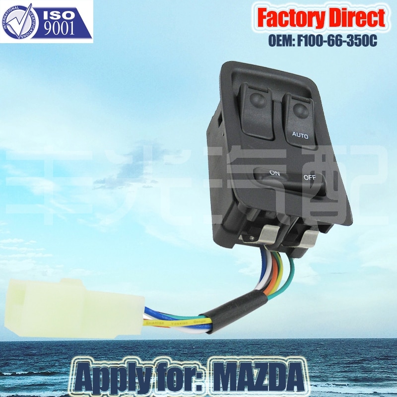 Factory Direct Master Auto Power Window Control Switch apply For mazda RX7 RX-7 FD3S F100-66-350C power window switch