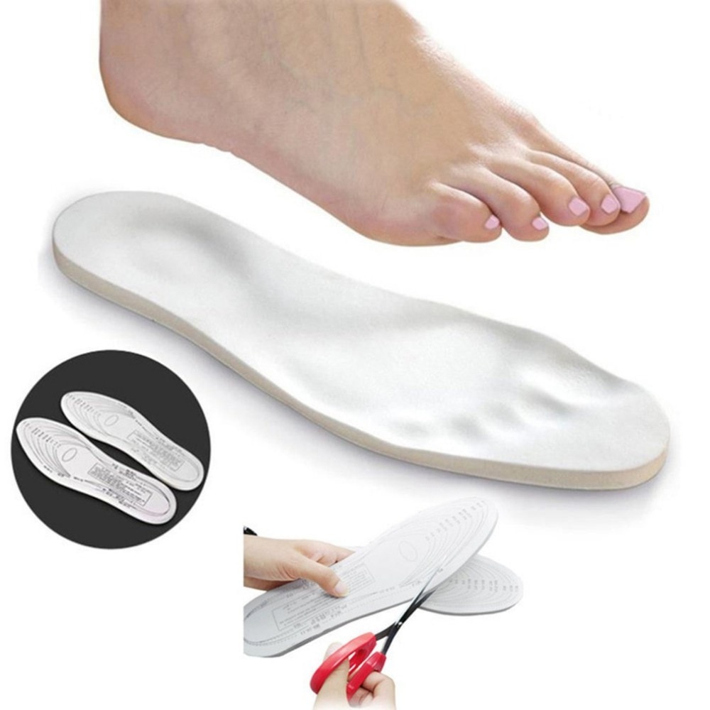 Een Paar/Set Mannen Vrouwen Memory Foam Shoe Pad Inlegzolen Universele Antibacteriële Voetverzorging Pijnbestrijding Kussens Pad Inlegzolen