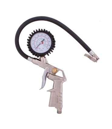 Goedkope bandenspanningsmeter van 220 psi met flexibele slang