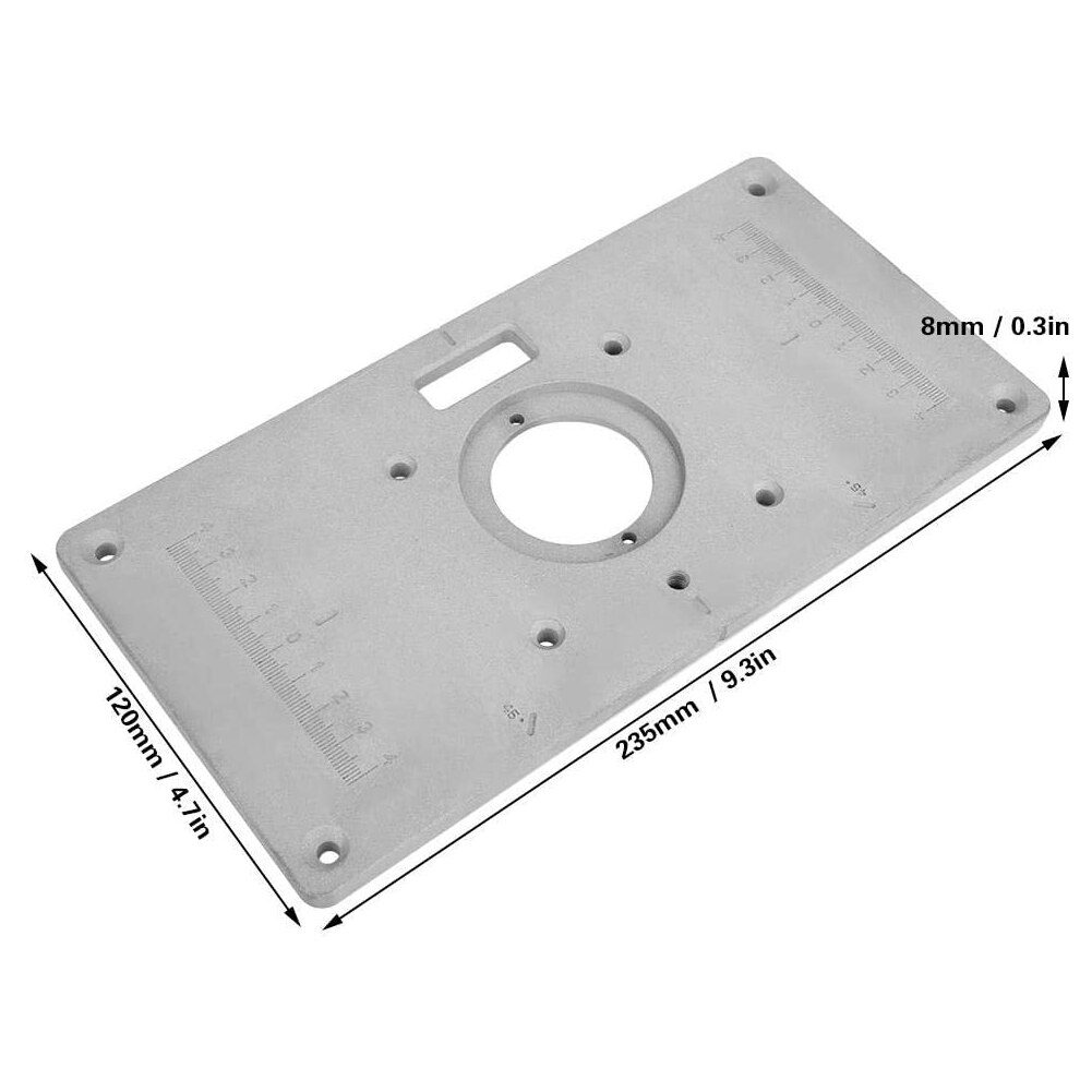 Multifunctional Aluminium Router Table Plate Trimming Machine Flip Plate Engraving Woodworking Bench Machine DIY Flip Board