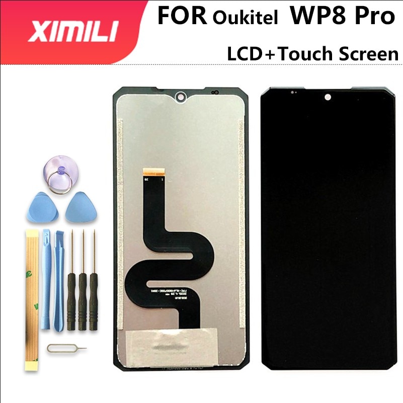 100% Originele Oukitel WP8 Pro Lcd-scherm En Touch Screen 6.49 "Montage Reparatie Onderdelen Voor Oukitel WP8 Pro Met tools + Adhesive