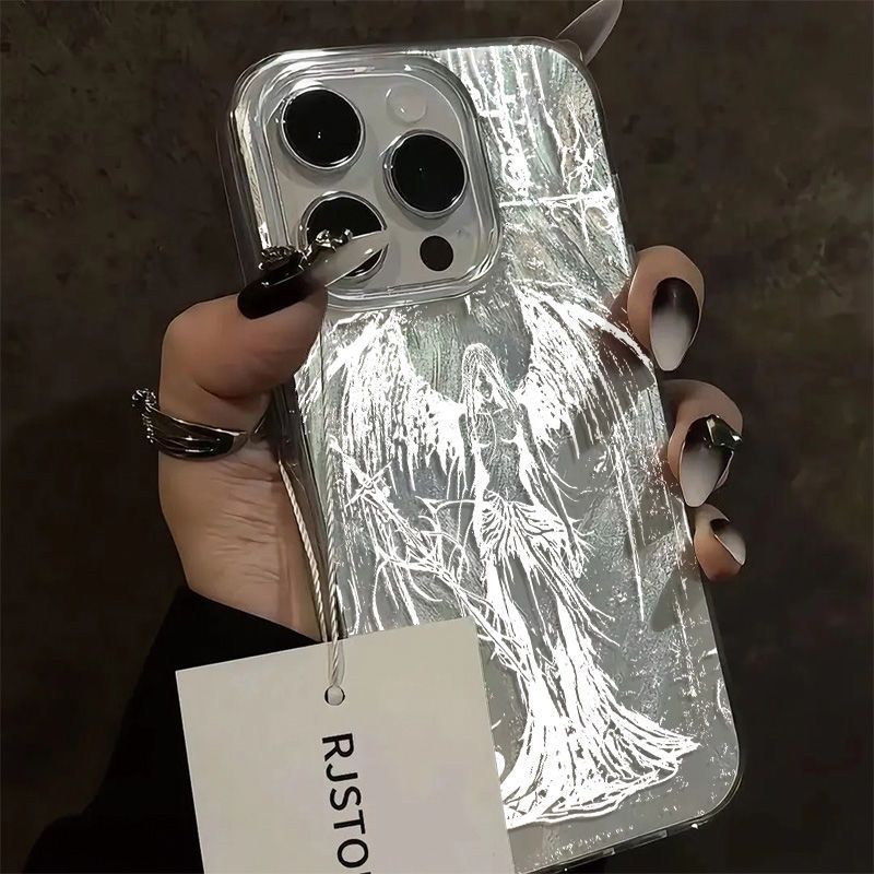 Coque de téléphone Sculpture de Style gothique, étui pour IPhone 16 16E 15 14 13 12 11 Pro Max 7 8 Plus X XS XR, Funda Bumber 16 15 14 13