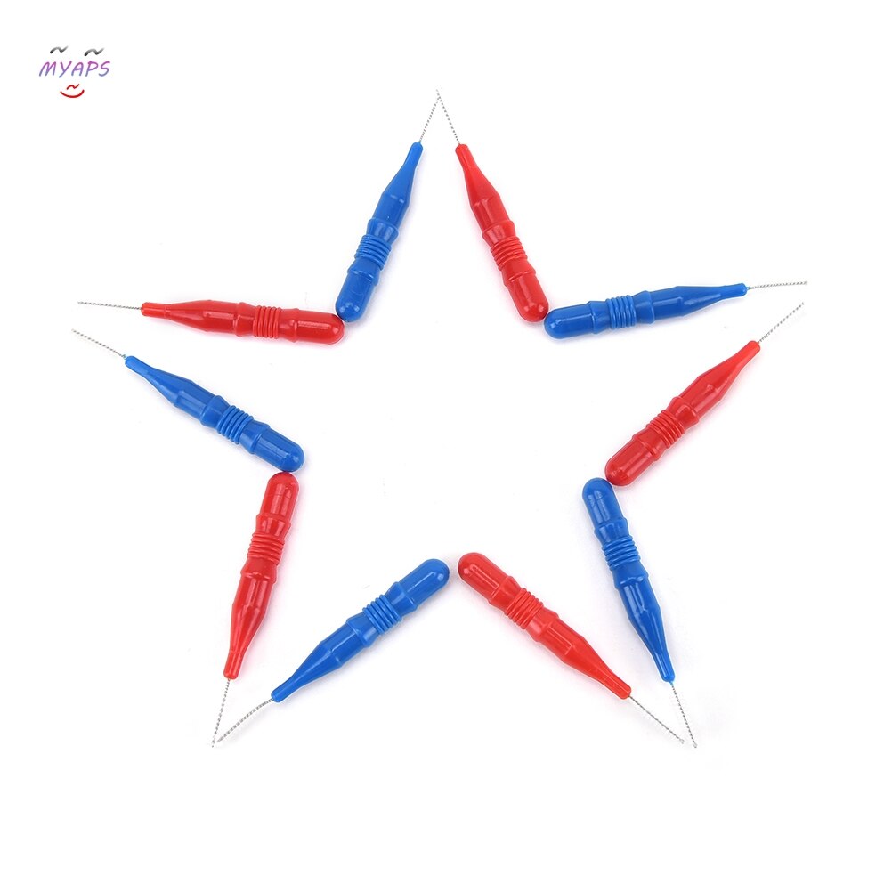 Oral Hygiene Dental Toothpick Tooth Pick Brush Teeth Cleaning Tooth Flossing Head Soft Plastic Interdental Brush