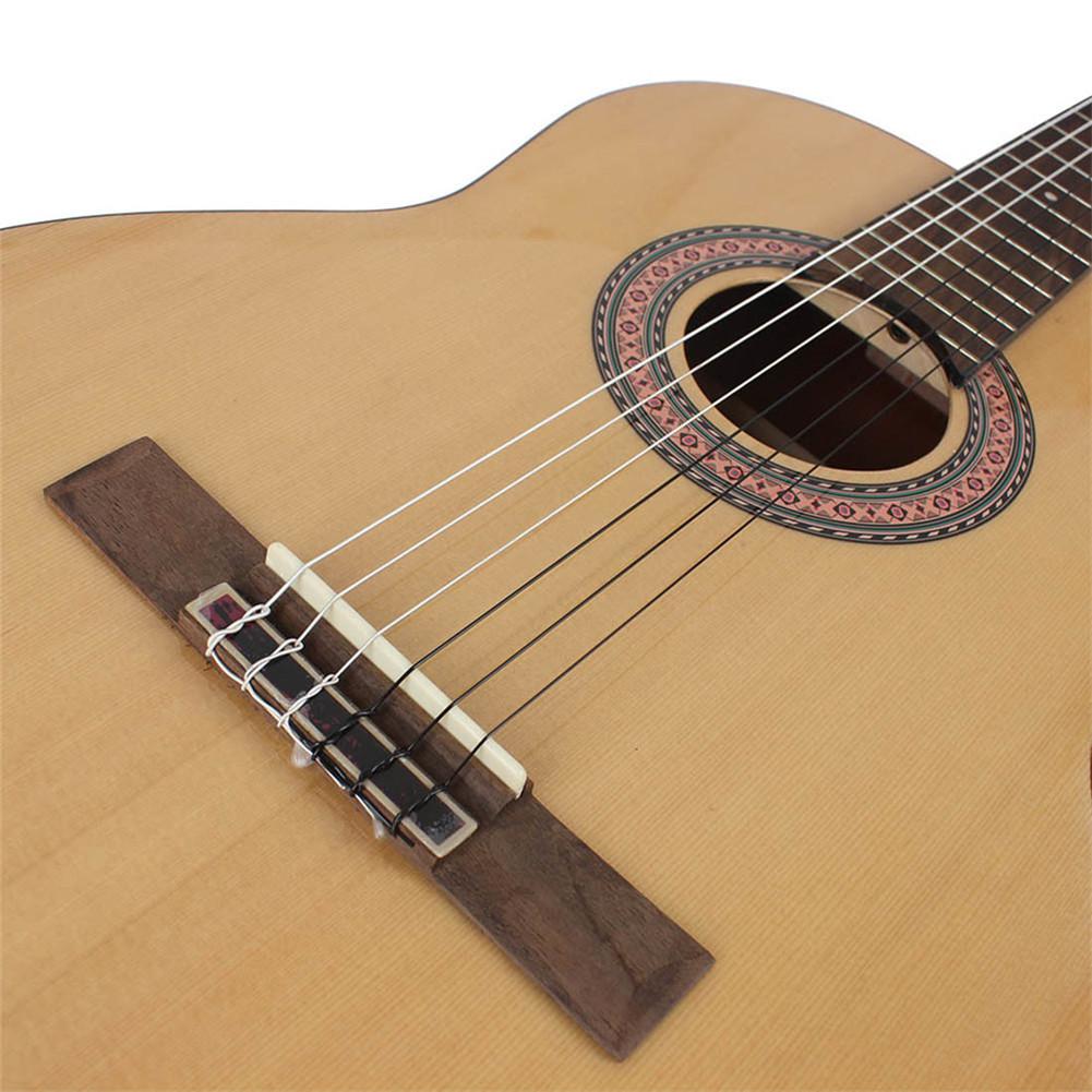 Ensemble de cordes de guitare classique, fil en alliage de Nylon et de cuivre, Tension moyenne, élasticité Stable, pièce de rechange pour Instrument de musique C103
