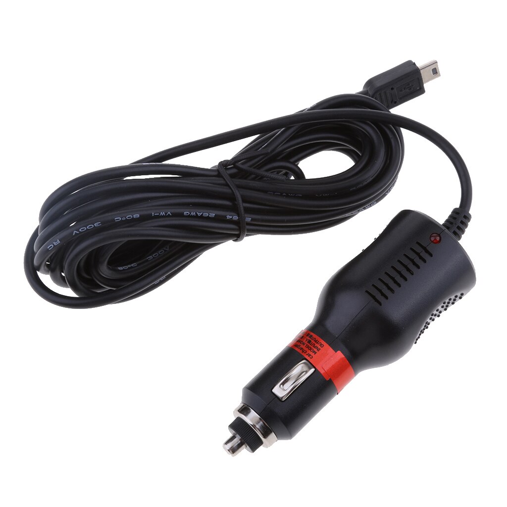 Premium Vehicle USB Adapter 8-36V to 5V Mini USB Cable GPS DVR Charging fit Cars Trucks Accessories