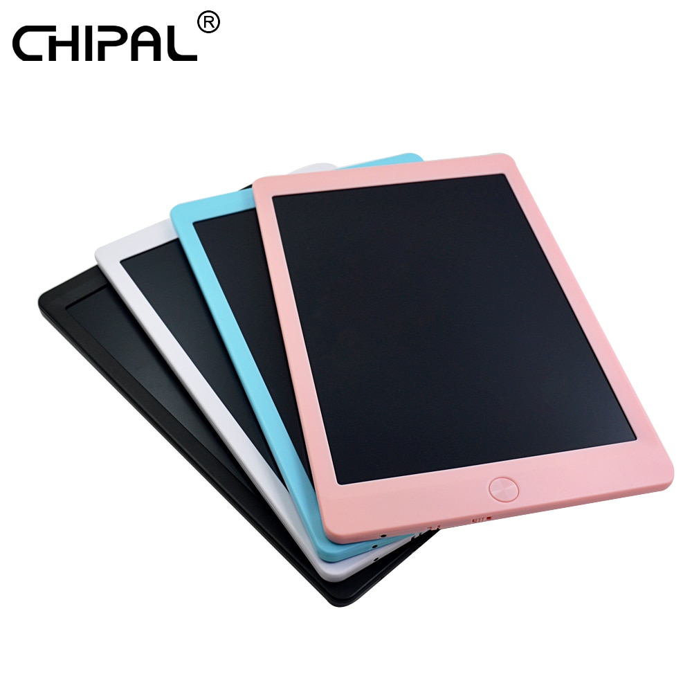 Chipal 10 tommer digital lcd skrivetablet papirløs grafisk maling notesblok elektronisk tegnebræt omskrevet blok til tegneseddel