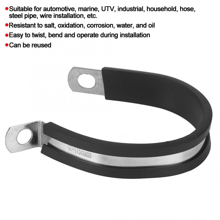 20 Stks/set Water Olie Slang Klem Lente Hoepel Mangaan Staal Slang Band Clip Auto-accessoires