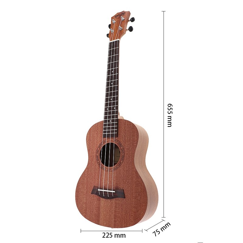 BWS EST e 1988 26 Pollici In Legno di Mogano 18 Fret Tenor Ukulele Acustica Cutaway Chitarra In Legno di Mogano Ukulele Hawaii 4 stringa Guita