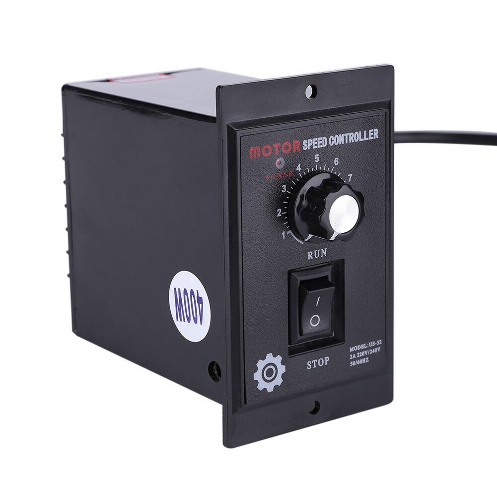 Motor Speed Controller 400W Ac 220V Motor Speed Pinpoint Regulator Controller Vooruit En Achteruit Motor Gouverneur