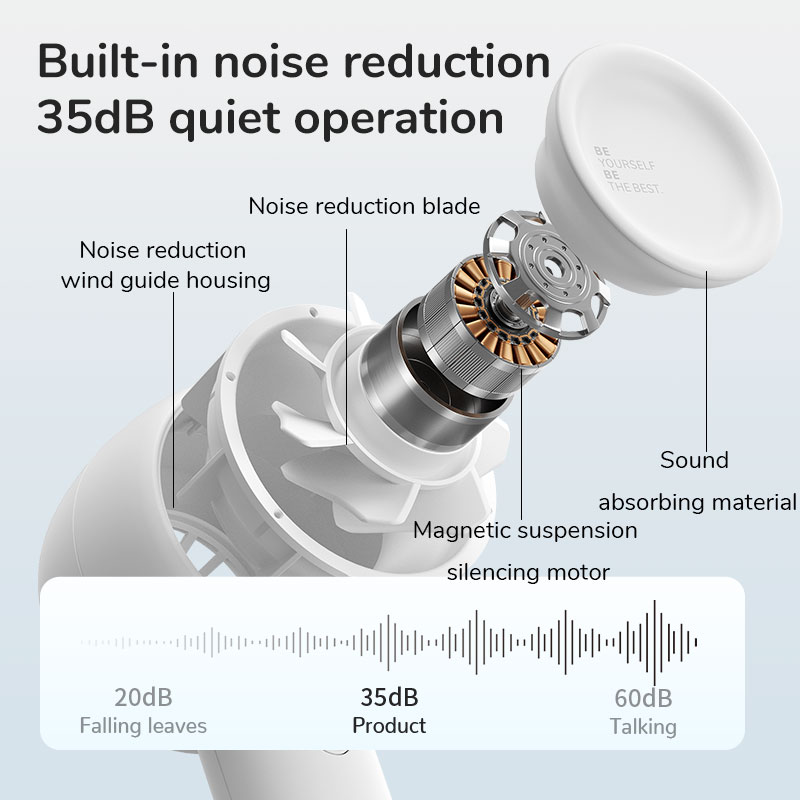 JISULIFE Mini ventilador portátil potente Trubo recargable ventiladores sin aspas ventilador de mano Personal ultrasilencioso pequeño ventilador de mano de bolsillo