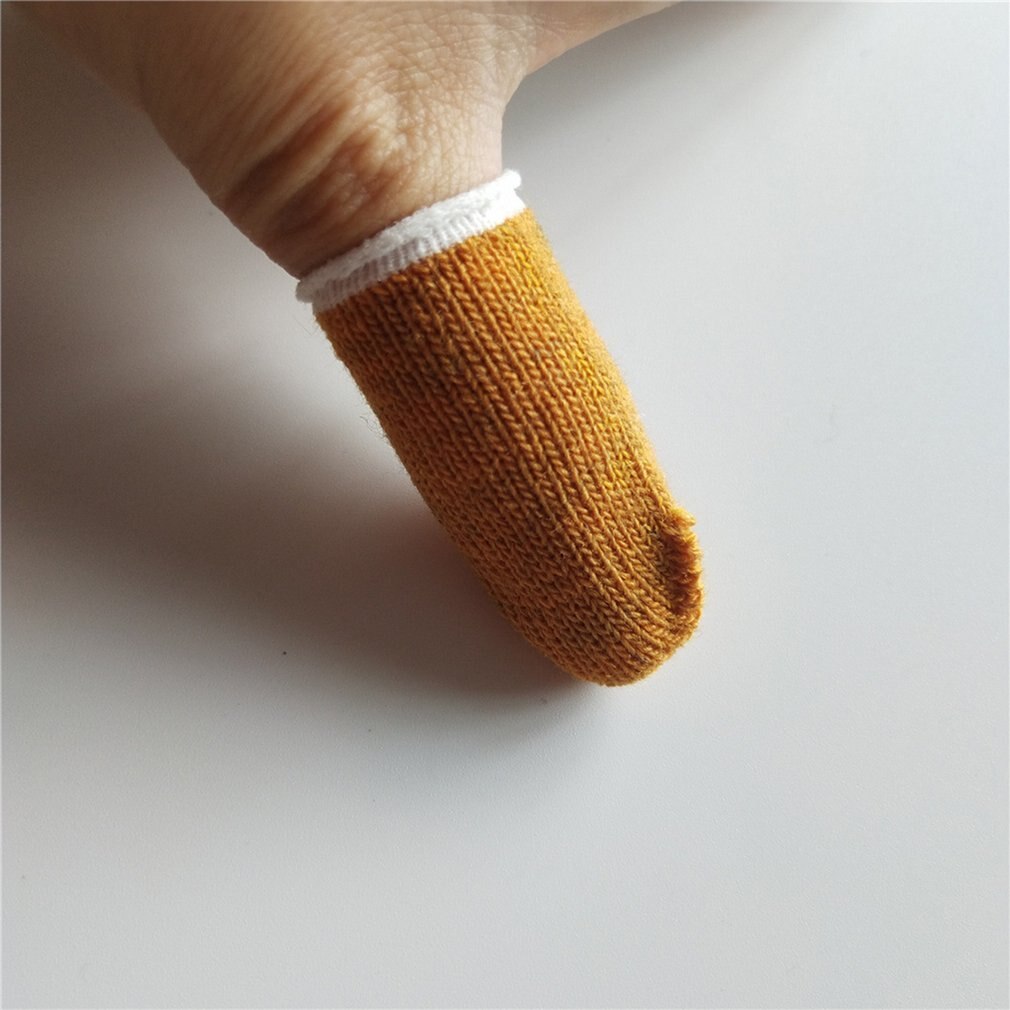 voll berühren Bildschirm Spiel Fingerspitzen Schweiß-nachweisen Anti-statische praktisch Tablette Finger Hülse Handschuhe für Spielen Computer handschuh: 5