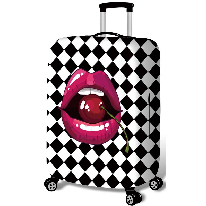 Luggage Cover - Elastic Stretch Suitcase Protector - Waterproof, Dust & Rain Resistant - Cartoon & Animal Prints: TP020-1 / M