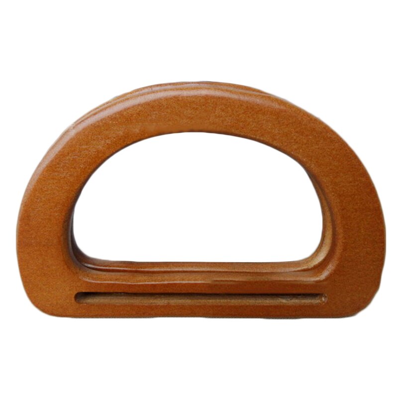 1PC Nature Wooden Bag Handle Replacement for DIY Making Purse Handbag Tote Semicircle Bag Handle Bag Accessories Anse De Sac