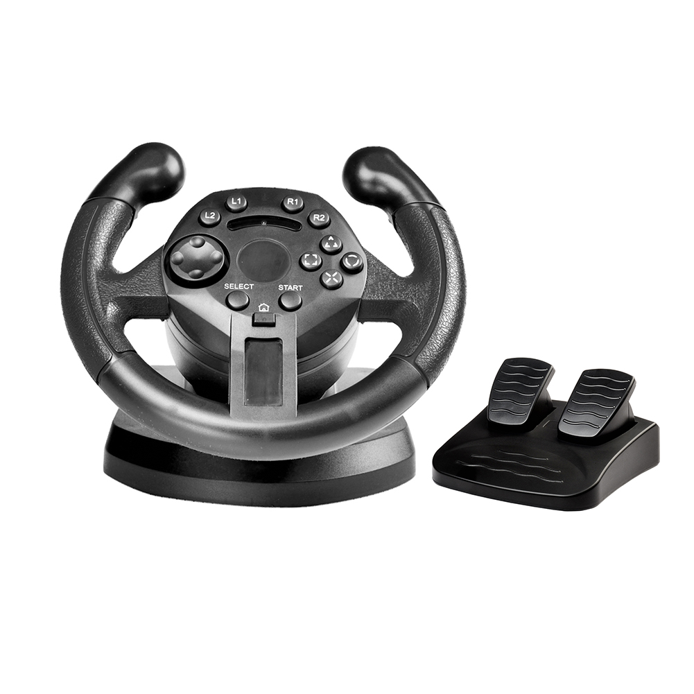 Game Racing Steering Wheel For PS3/PC Vibration Joysticks Remote Controller Wheels Driving Gaming Handle