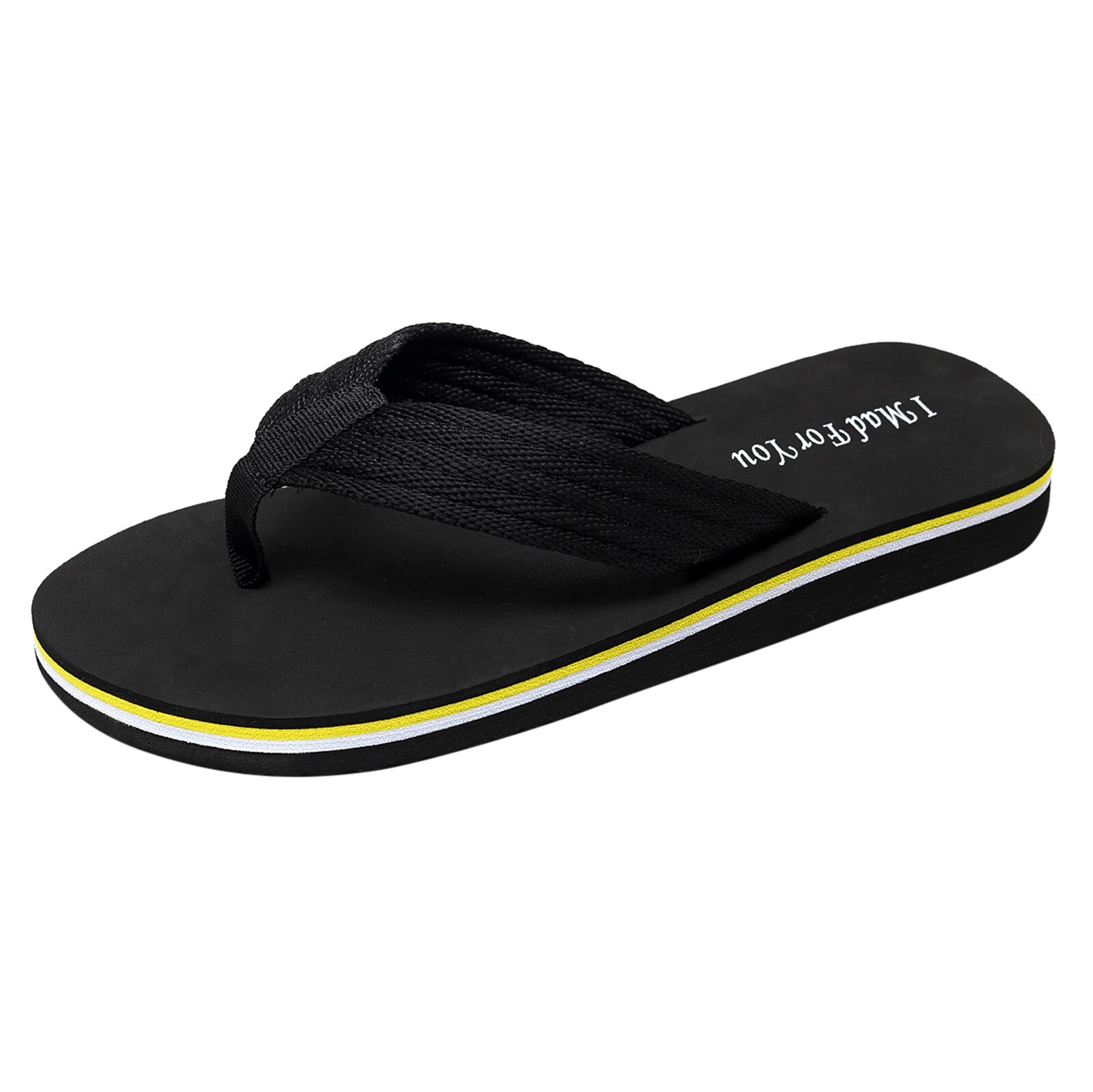 Tongs de plage pour hommes, Chaussures d'été respirantes, pantoufles de maison, Chaussures plates antidérapantes, tongs de plage pour hommes