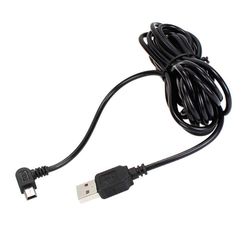3.5M Usb A Naar Mini 5Pin Haakse Opladen Kabel Voor Gps Navigator