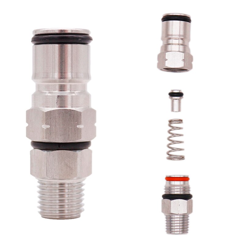 Cornelius kugle låsestol gas & væske med 1/4 "npt samling 19/32-18 øl kulsyreholdig homebrew gas manifold dele