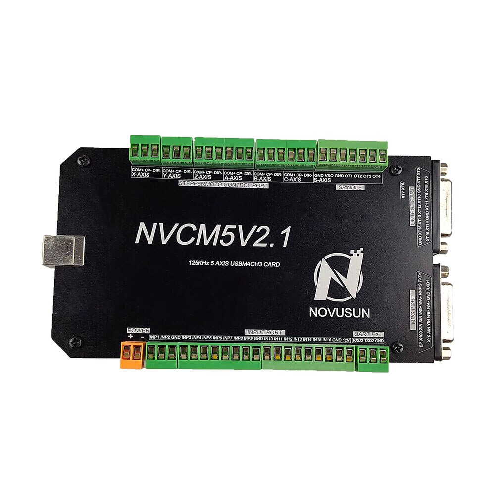 Cnc mach3 nvcmv 2,1 6-achsen Bewegung Kontrolle karte gravur maschine Bewegung Regler 200KHz Motor- Regler NOVUSUN