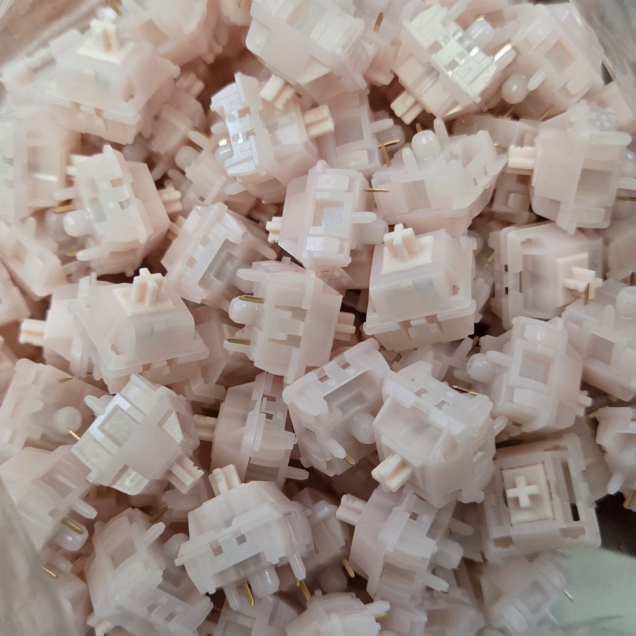 Slient Linear Switch 23g Mechanical Keyboard Mx Switches LY Axis LingLong Switch Swap 5 Pin Custom Pink Switch TM680 Anne 2