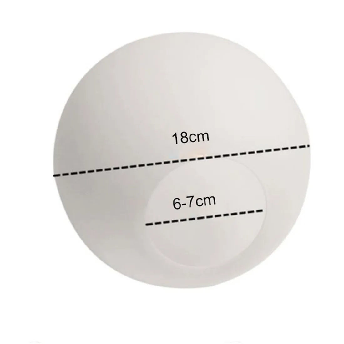 Weißer Glas lampen schirm, milchige Globus lampen schirme passende Lampe, d10cm d12cm d15cm d20cm d25cm runde Licht abdeckung, panta lla lampara: Grau