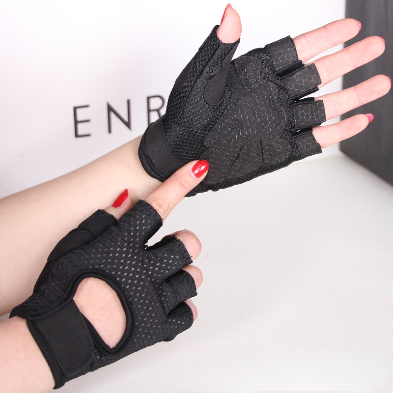 Gewichthefhandschoenen Dames Heren Fitness Gymhandschoenen Halfvinger Ademend Antislip Gel Pad Bodybuilding Training Halters Handschoenen
