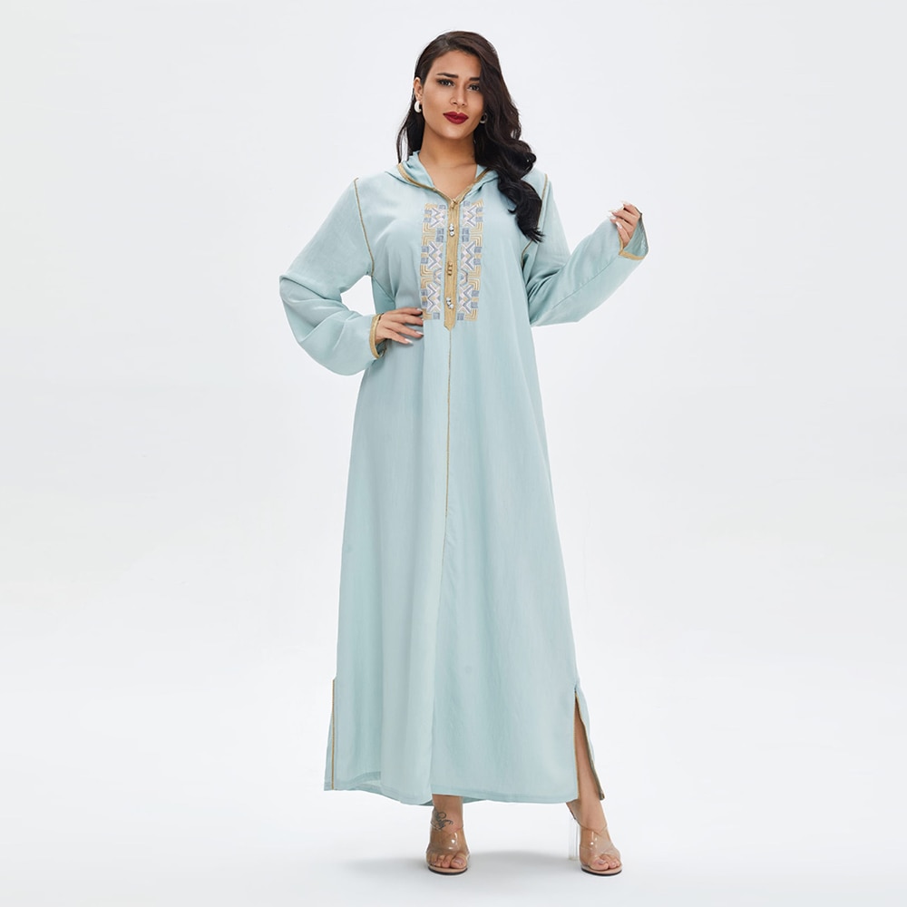 Ramadan Eid Abaya Dubai Moslim Arabische Jurk Turk Grandado 7806