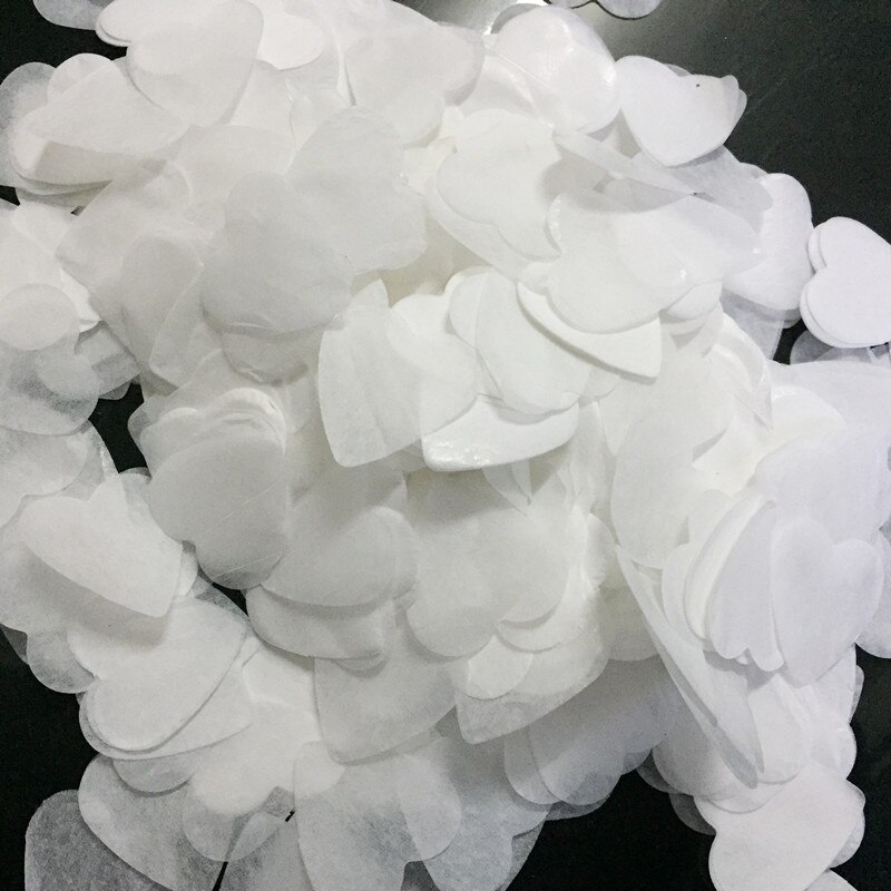 6000 stücke Hochzeit Konfetti Gewebe Weiß Papierfetzen Geburtstag Hochzeit Dekorative CraftsTable streuen Ballon Dekoration