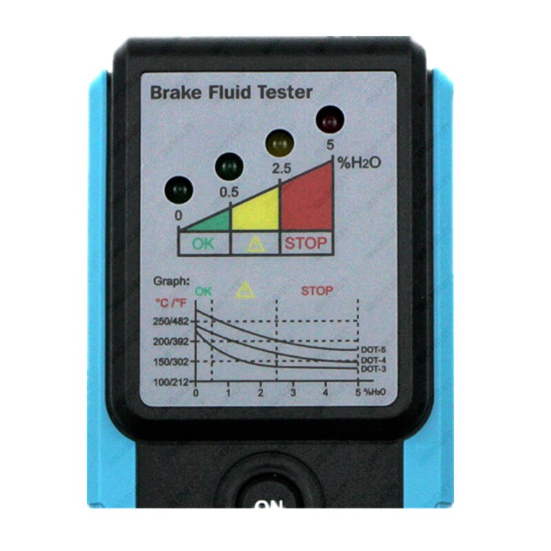 ALL SUN Car Brake Fluid Tester With 4 LED Lights Indicator Automotive Oil Inspect Meter Diagnostic Tools