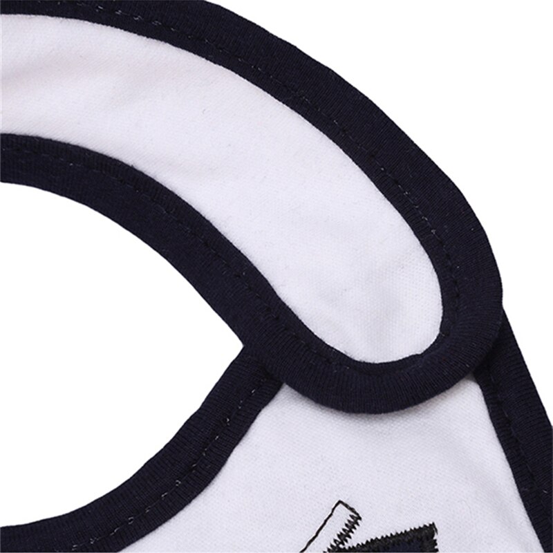 Style Baby Bibs Soft Cotton Washable Print Gentleman Baby Meal Scarf Cleaning Baby Accessories