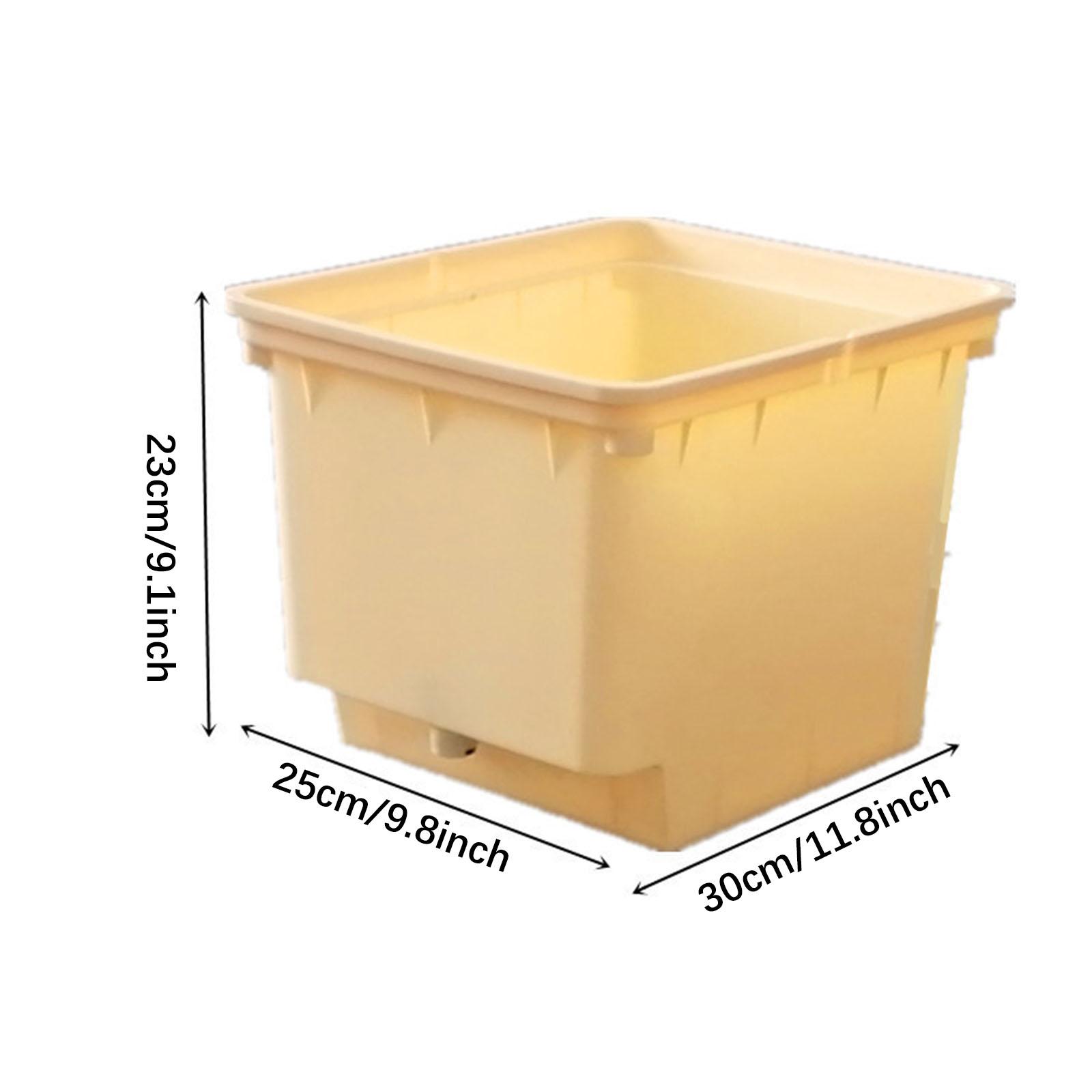 Wiadro robić hydroponiki z łokciami syfonowymi Sadzarka robić wzrostu warzyw Narzędzie robić uprawy bezglebowej robić szklarni Lekkie, wszechstronne