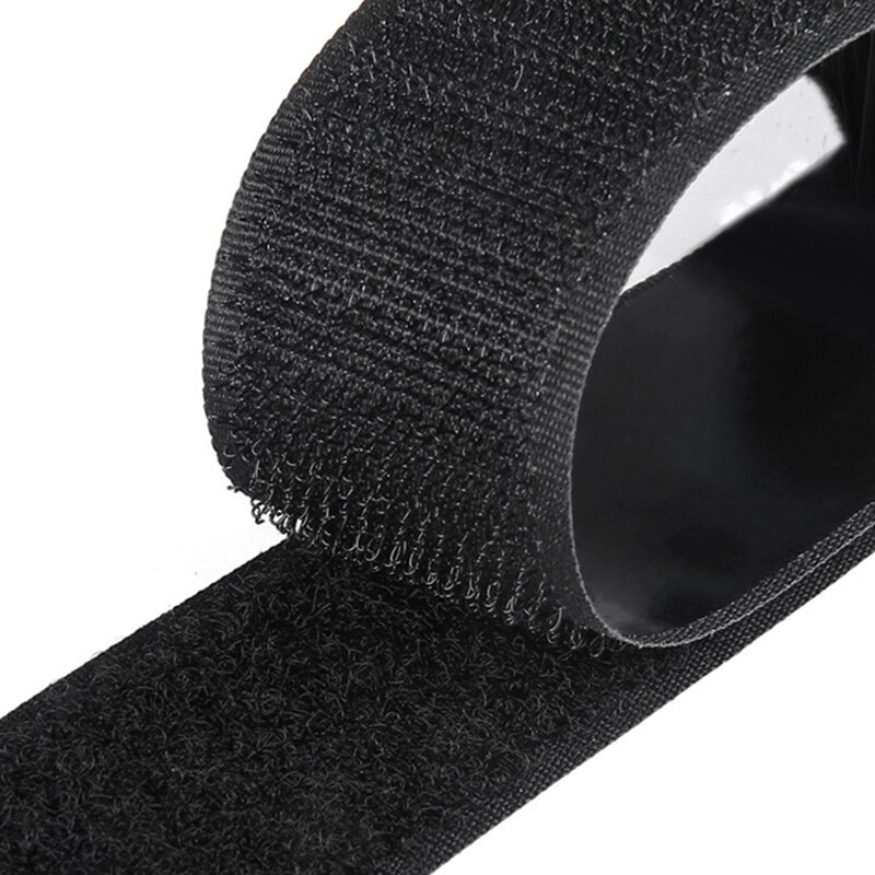 1M/5 M/pairs Sterke Zelfklevende Haak Lus Sluiting Tape Nylon Sticker Magic Klitband Patch Klittenbandsluitingen Lijm Met lijm Voor Diy