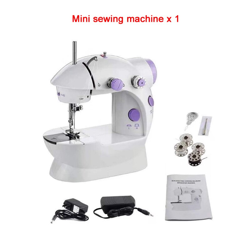 Mini Elektrische Naaimachine Dubbele Snelheid Aanpassing Met Licht Huishoudelijke Draagbare Stitch Naaien Handwerken Handheld Naaimachine: Option 2