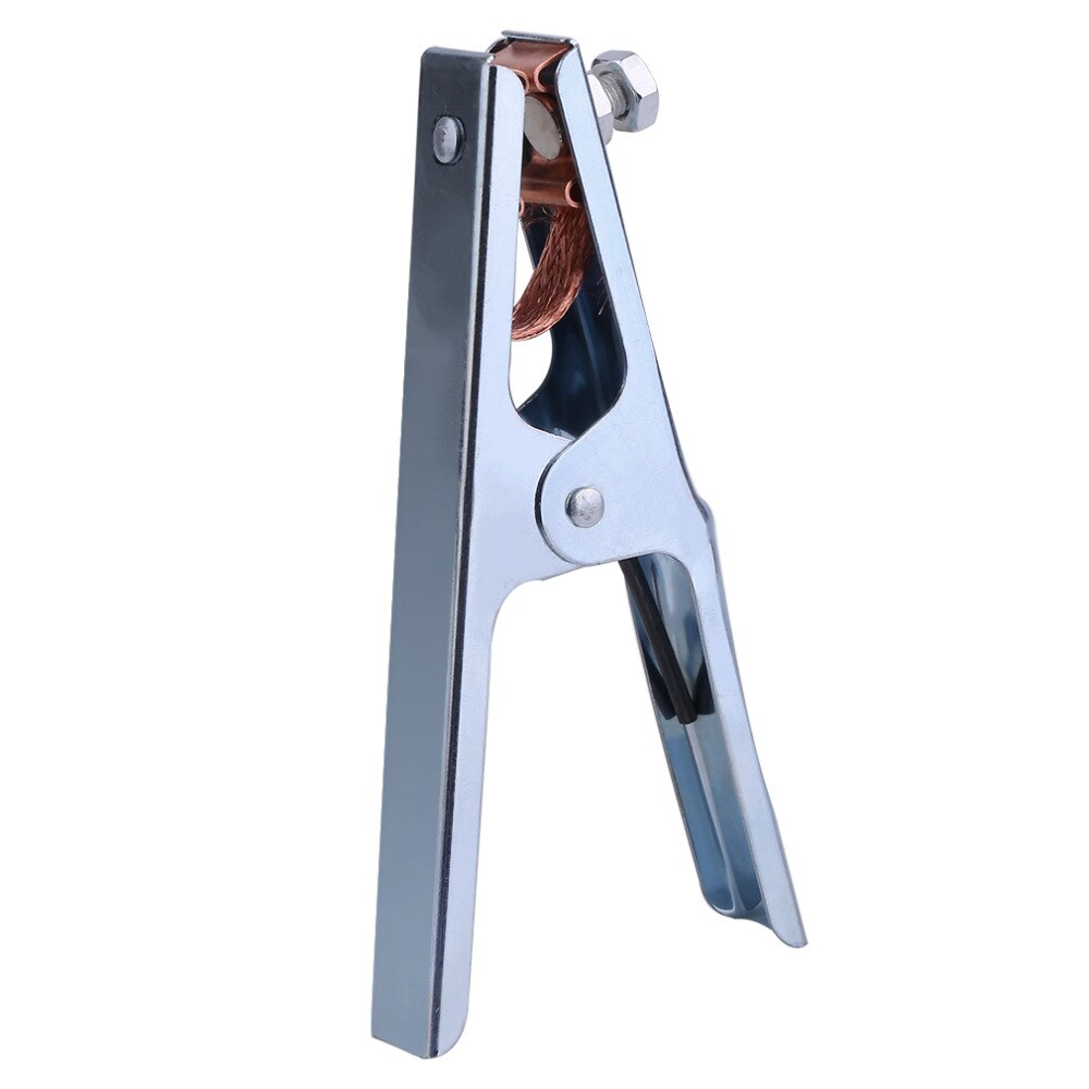 Practical 300A Grounding Welding Manual Welders Arc Earth Chrome-Plated Cable Clip Electrical Clamp Copper Gripping