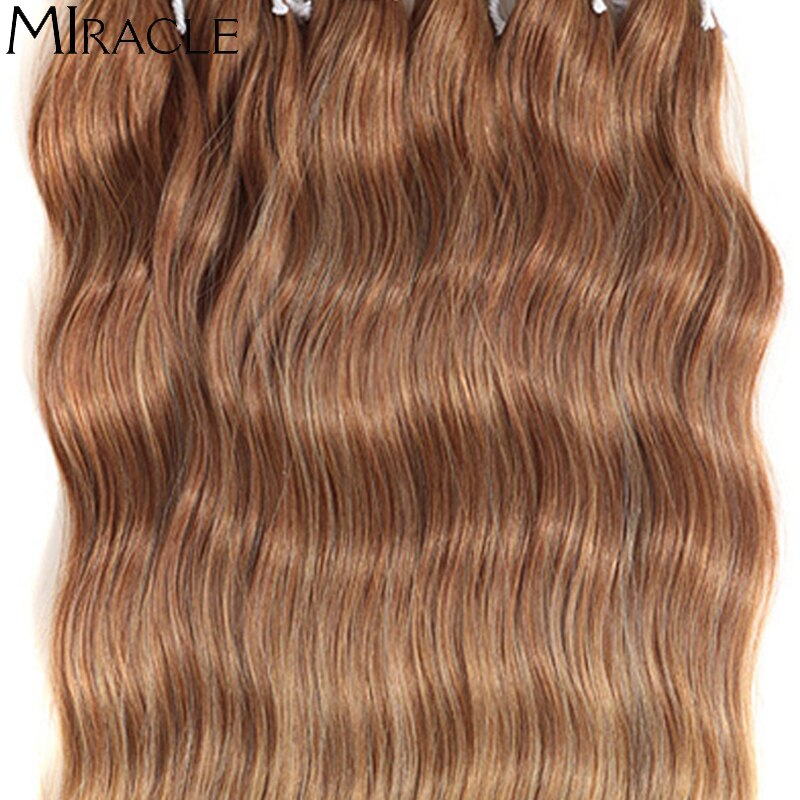 Włosy falowane wiązki syntetyczne doczepy robić włosów Ombre włosy blond splot wiązki luźne głębokie włosy wiązki pokarm włosy uwalnia statek