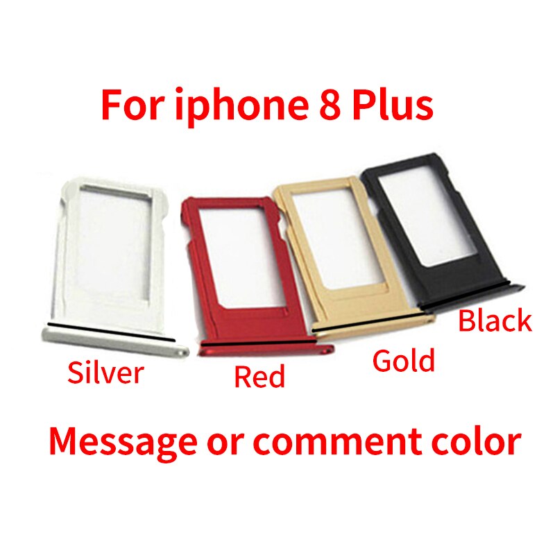 100pcs For Iphone X 8 Plus 7 Plus 5S SE 6 6S SIM Card Holder Slot Tray Container Adapter Eject Tools Mobile Phone Accessories