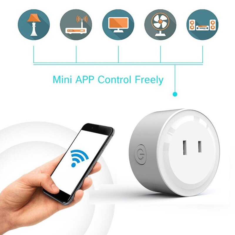 Smart Socket Plug APP Remote Control Socket Voice Timing Smart Socket JP Plug Japanese Specifications Mini Wifi