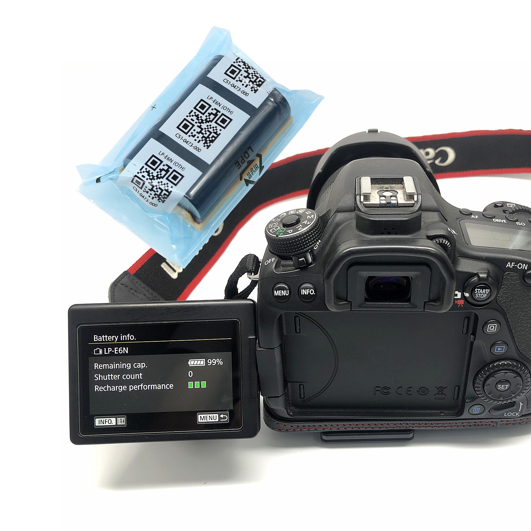 Lp -e6n lpe 6n 1865 mah kamera batteri til canon eos  r 5d mark iv iii 5ds 5 dsr 6d 5d 7d mark  ii 90d 80d 70d 60d 60da kamera lc -e6e