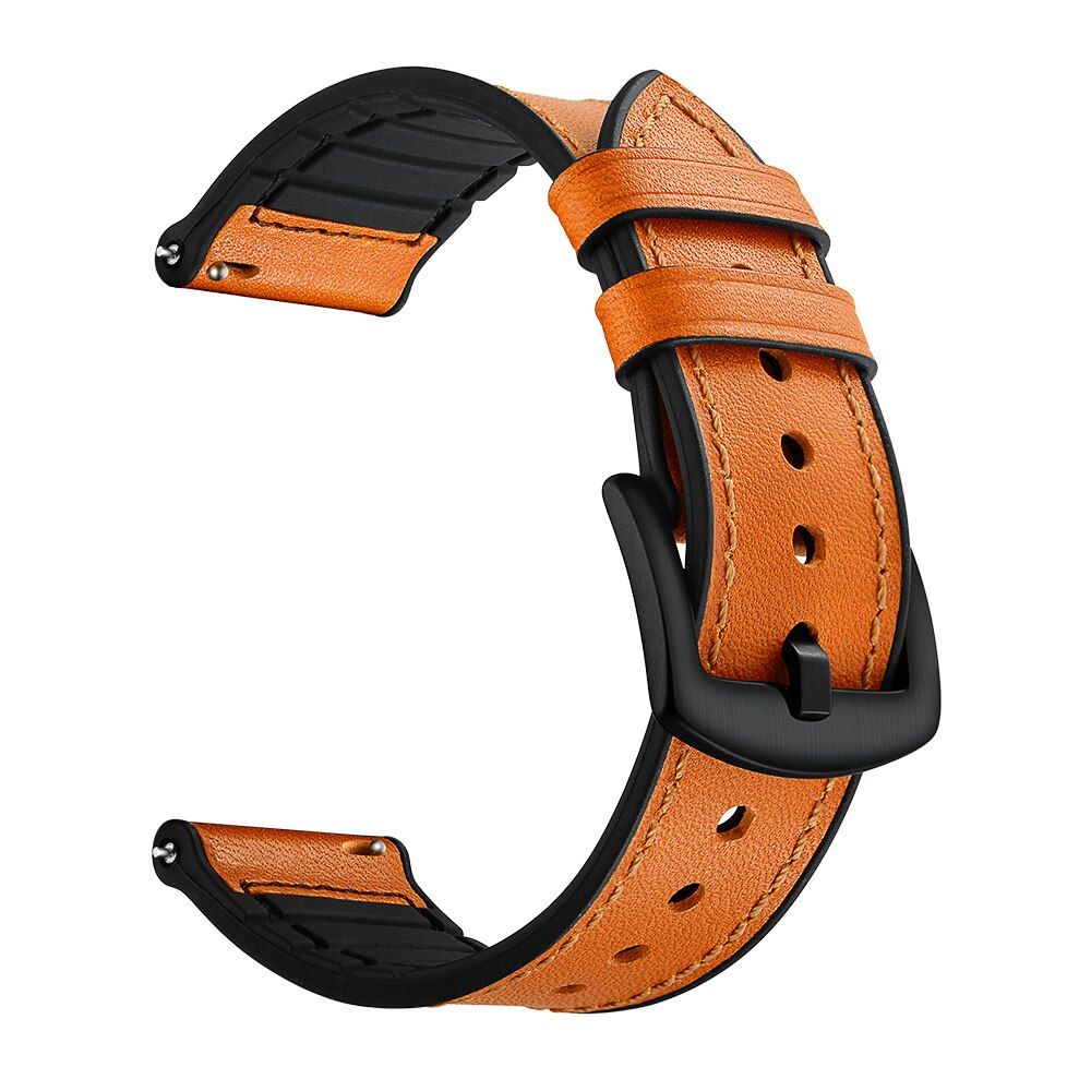 20/22mm Camouflage strap for Xiaomi Haylou Solar LS05/watch color Leather wristband for Huami Amazfit GTR 42/Bip GTS accessories: D / For Amazfit Bip GTS