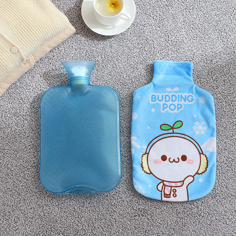 Gummi vandpose håndvarmer tyk flaske termofor gumowy håndvarmer u formet pude ryg i underlivet talje kropsvarme uxz: B3